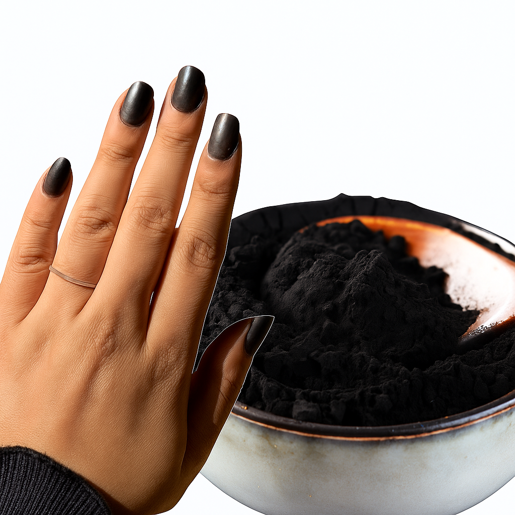 Instant Black Nail Henna – Wudhu Friendly | Halal | Waterproof & Long-Lasting | No Chemicals | Organic