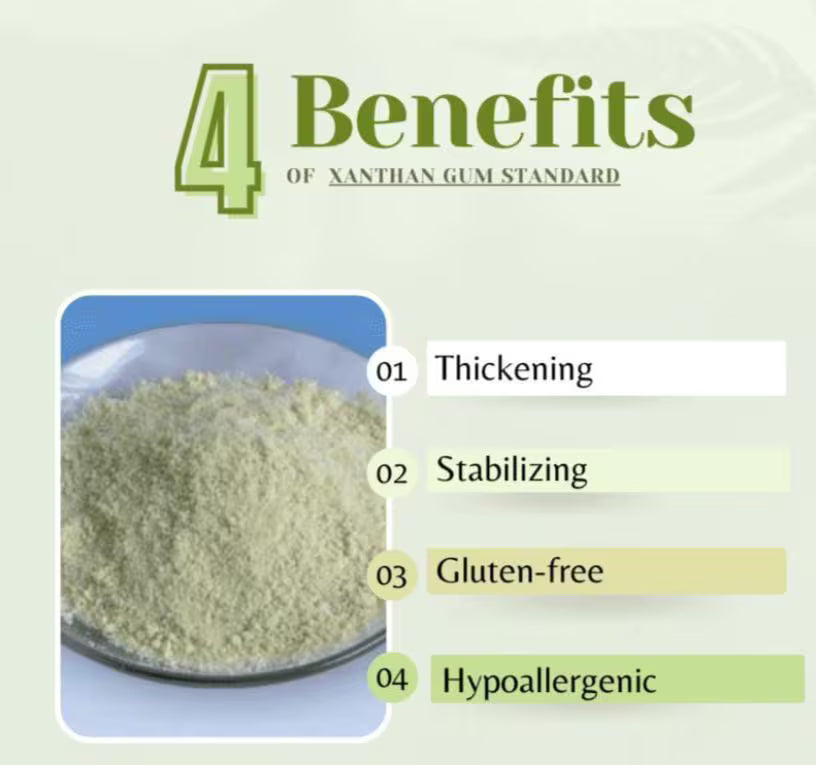 Xanthan Gum Powder – 100% Natural, Vegan, Gluten-Free Thickener for Baking, Cosmetics & Henna Paste Mixing