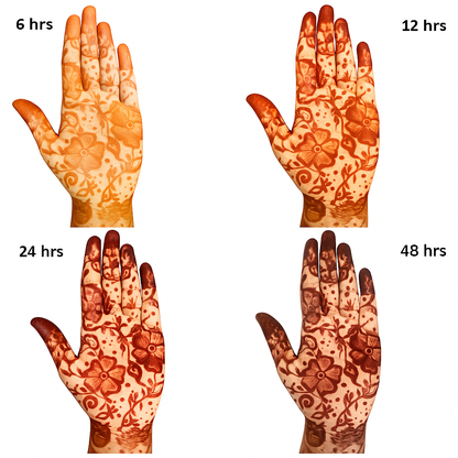 Mehndi Oil for Henna | Dark Stain Henna Essential Oil | Organic Bridal & Mehndi Blend for Long-Lasting Stain