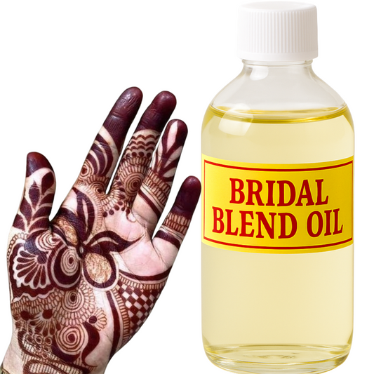 Mehndi Oil for Henna | Dark Stain Henna Essential Oil | Organic Bridal & Mehndi Blend for Long-Lasting Stain