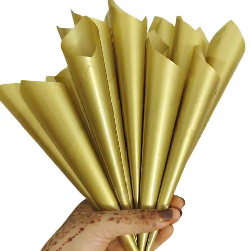 Empty Henna Cones Kit – Henna Making Pre-Rolled Cones for Henna, Jagua, Body Art | Easy Fill, Available in multicolor