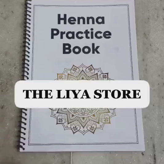Reusable Henna Practice Book: 12 Premium Mehndi Stencils Template | Beginner Henna Practice | Stencil Book